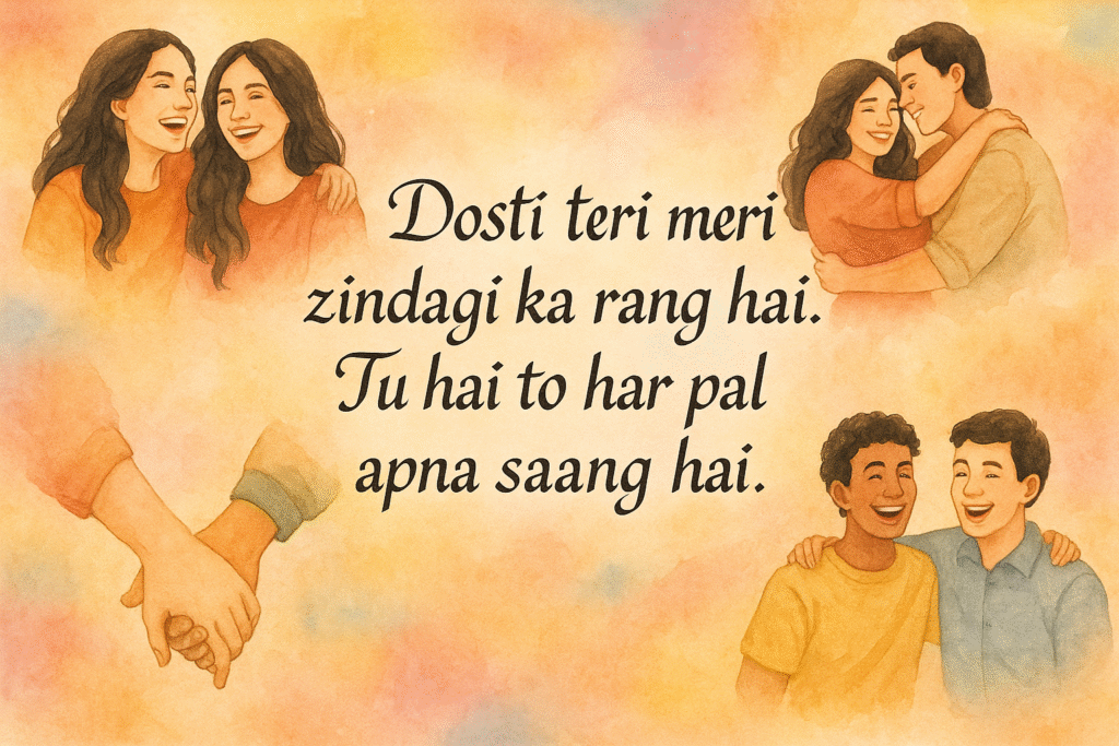 Evergreen Best Friend Shayari trending