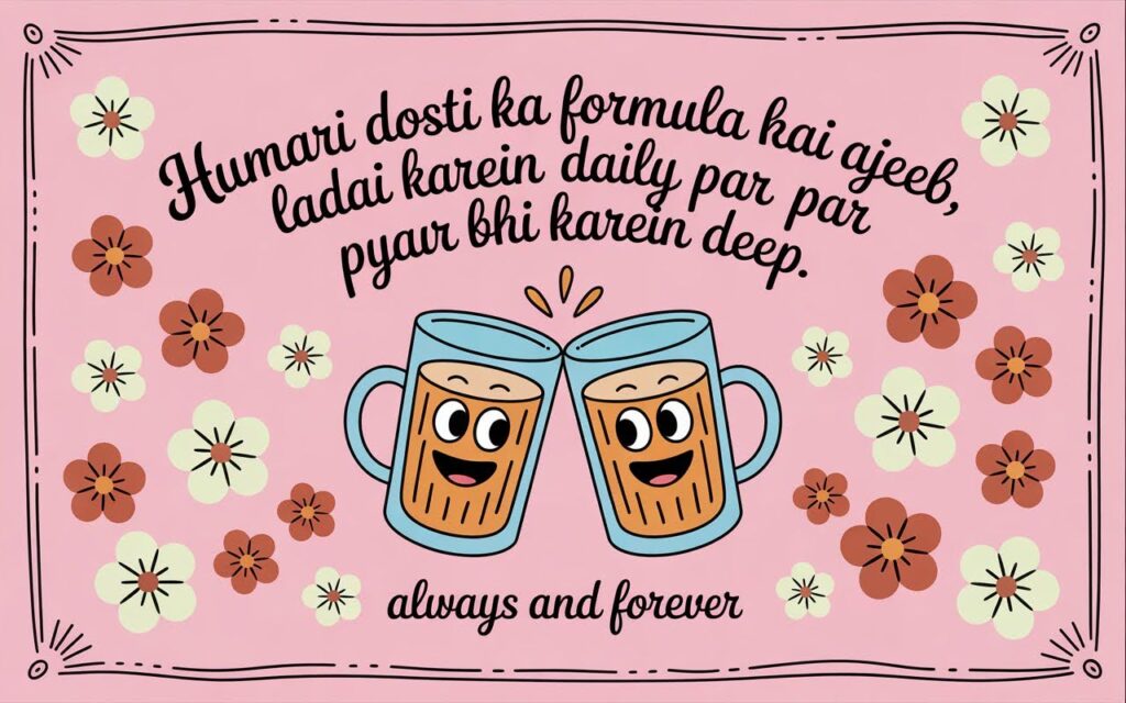 friendship shayari in english roman hindi