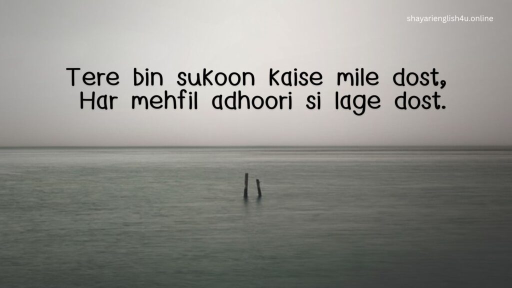 long distance friendship shayari in english2