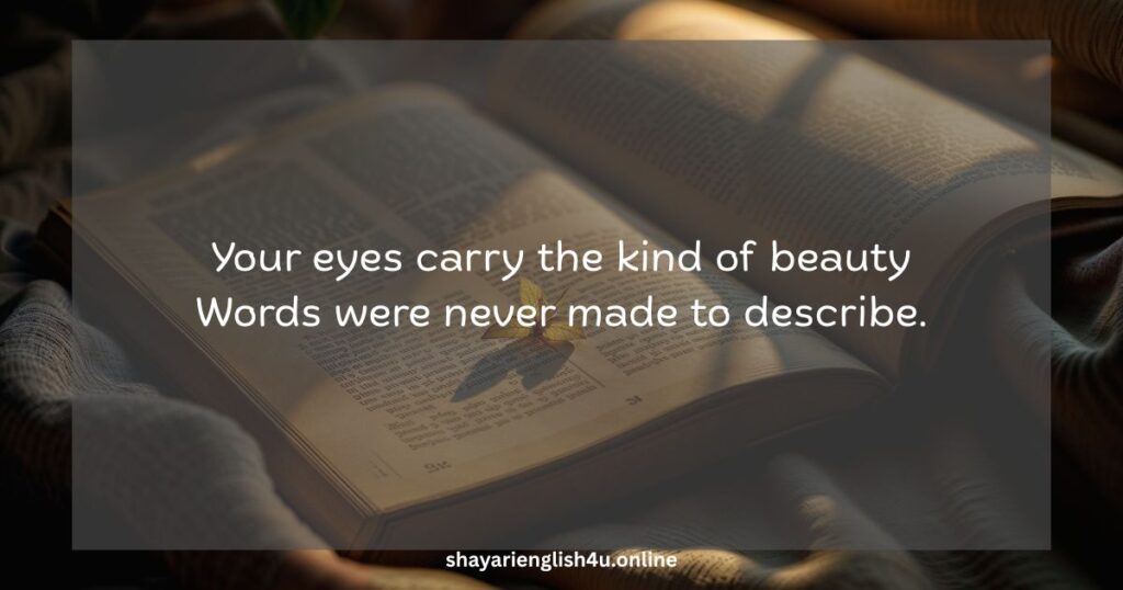 shayari on eyes in english
